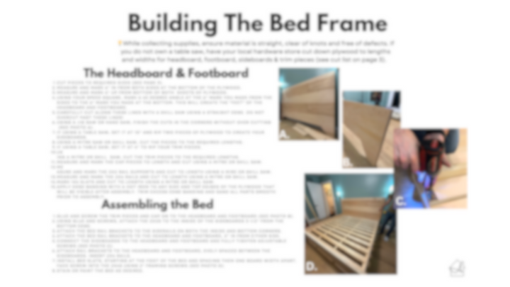 King Size Upholstered Bed Frame Plans