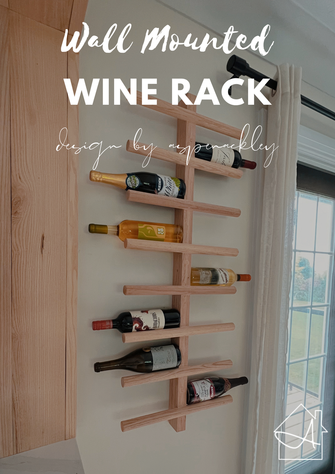 Wall Mount Wine Rack Virtual Plans