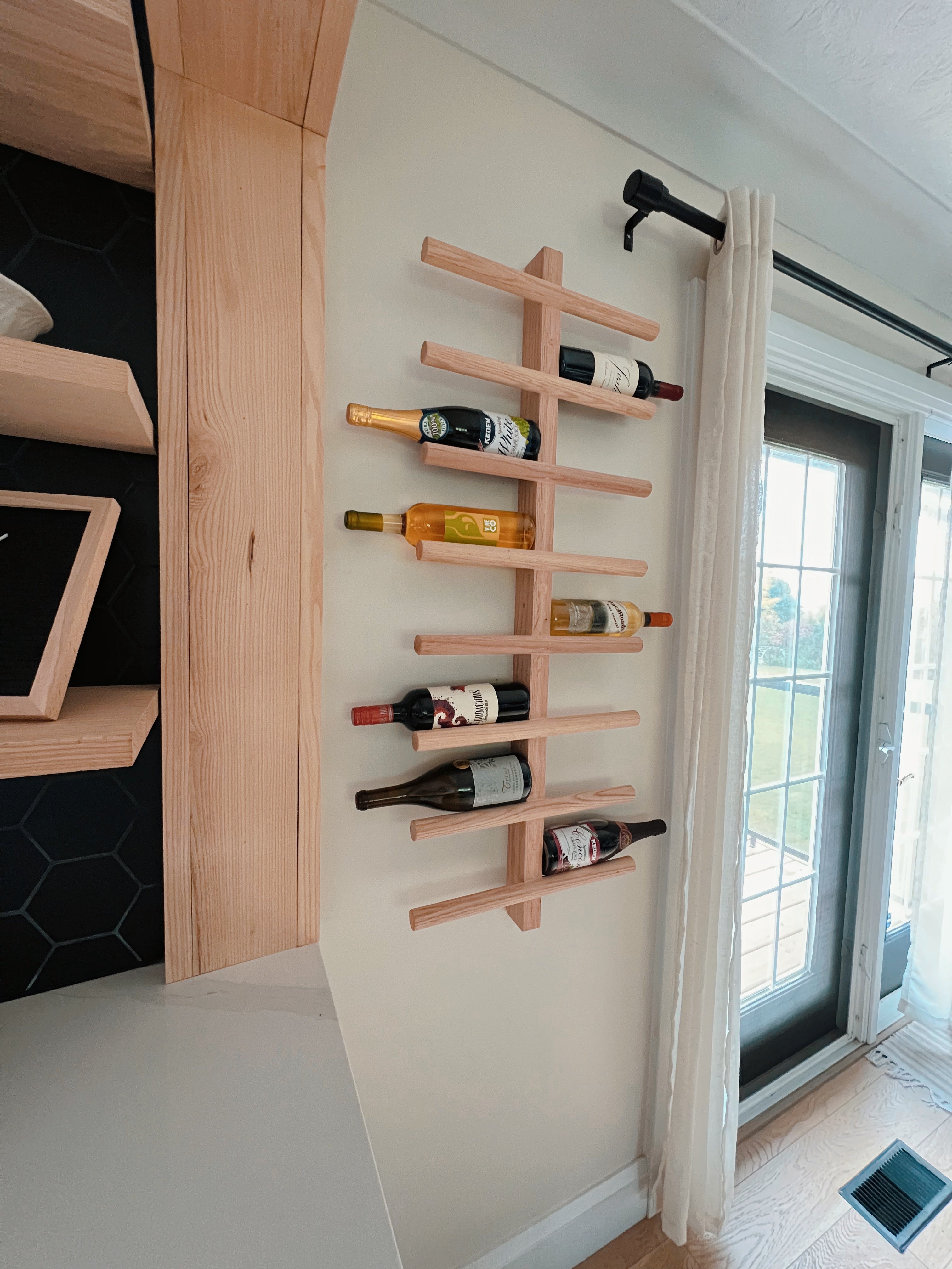 Wine rack best sale wall ideas