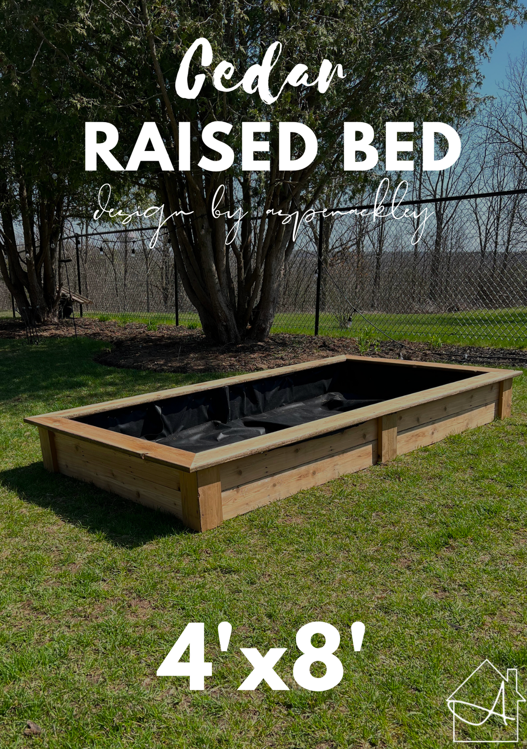 Cedar Raised Garden Bed Virtual Plans